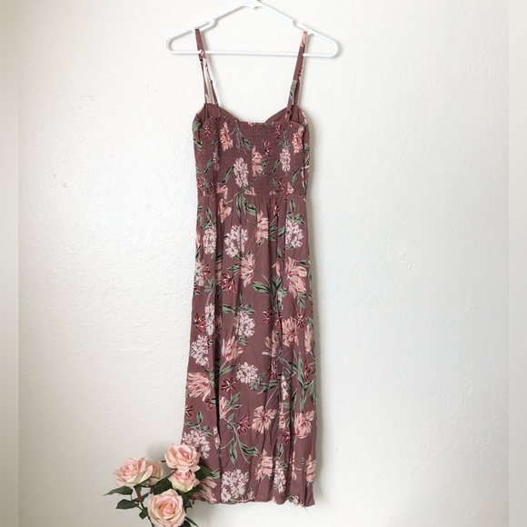 Floral Spaghetti Strap Midi Dress - Picture 3 of 5